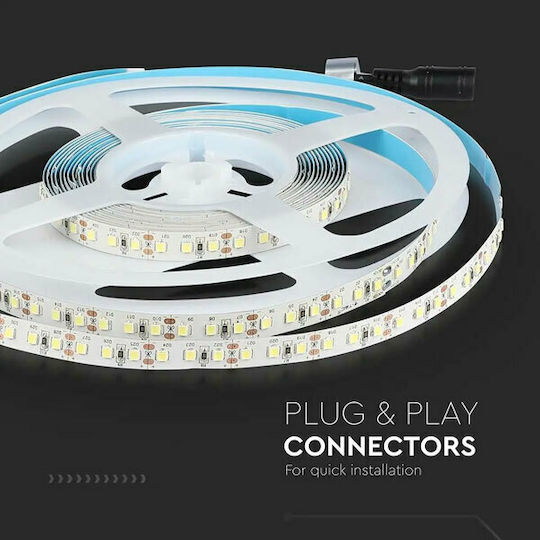 V-TAC LED Strip 12V Natural White Light 5m Type SMD2835