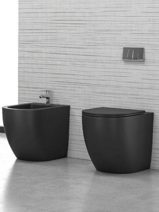 Karag Floor-Standing Bidet Milos Black 36.5x57x41cm