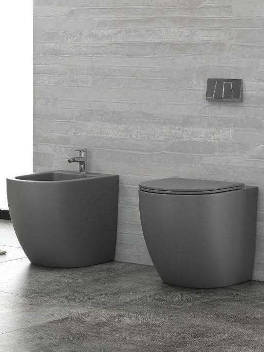 Karag Floor-Standing Bidet Milos Gray 36.5x57x41cm