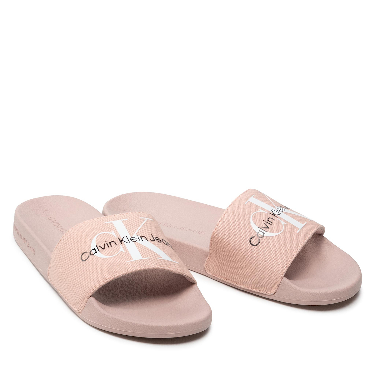 Calvin Klein Monogram Slides σε Ροζ 