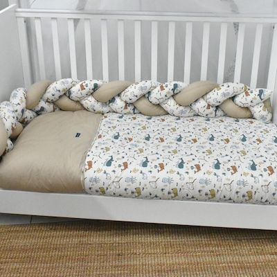 Nautica Baby Crib Bedding Set Sea Friends 3pcs Beige