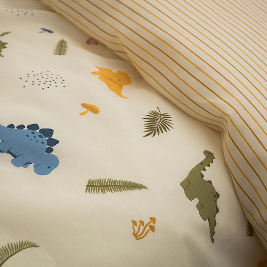 Vesta Home Duvet Crib Cotton Jurassic Beige 110x150cm
