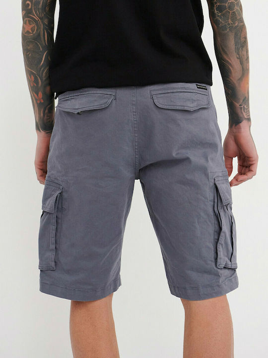 Funky Buddha Men's Shorts Cargo China Blue