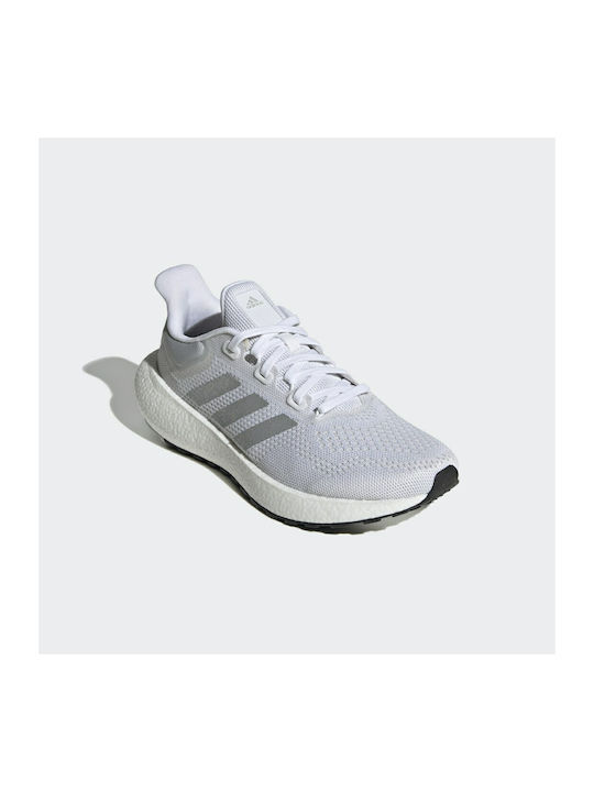 Pureboost 22 Sport Shoes Running Cloud White / Silver Metallic / Core Black