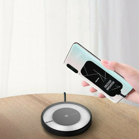 Nillkin Δέκτης Φόρτισης Qi Magic Tags USB-C σε Μαύρο χρώμα