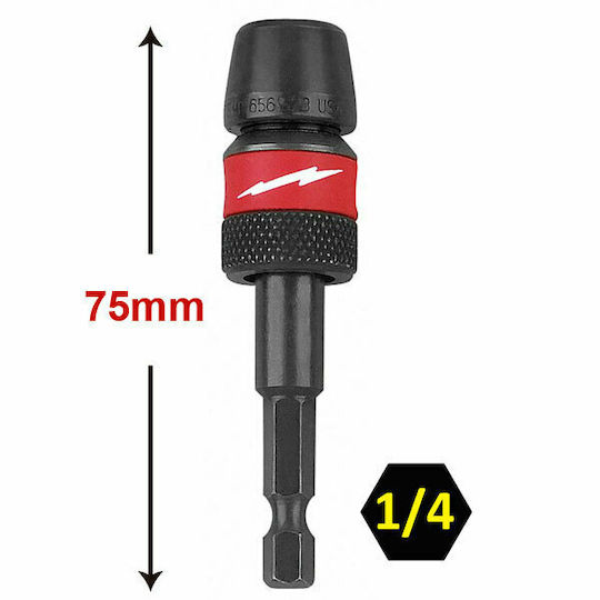 Milwaukee Adapter with Input HEX and Output Bit Holder