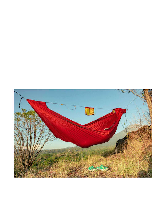 Ticket To The Moon Parachute Double Hammock Burgundy 310x200cm