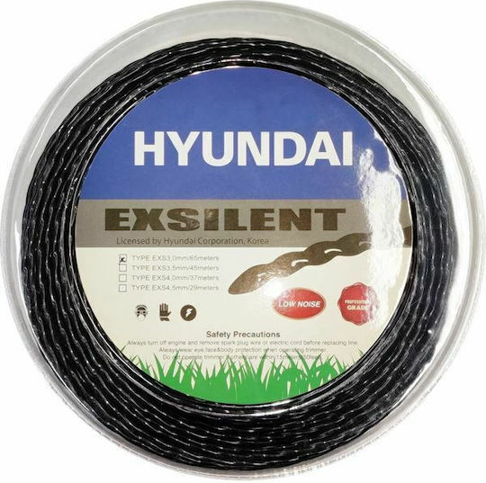 Hyundai Exsilent Μεσινέζα Οβάλ Στριφτή Μήκους 37m και Πάχους 4mm