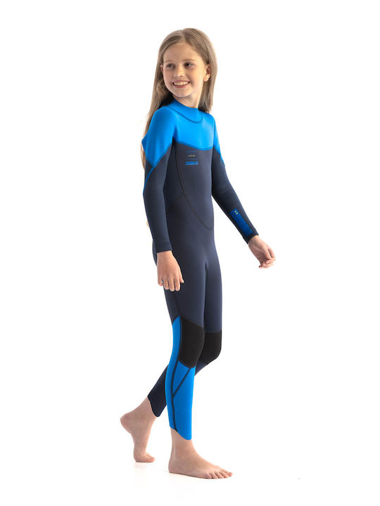 Jobe Boston Παιδική Στολή Κατάδυσης με Φερμουάρ Blue