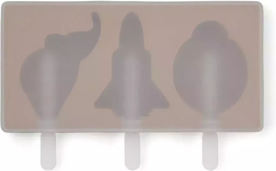 Nuuroo Elin Форма За Сладкарство Сладолед / Ice Lolly От Силикон 3 Позиции 18.5x9.5см