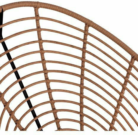 Πολυθρόνα Εξωτερικού Χώρου Rattan Allegra Μπεζ 73x83x86εκ.