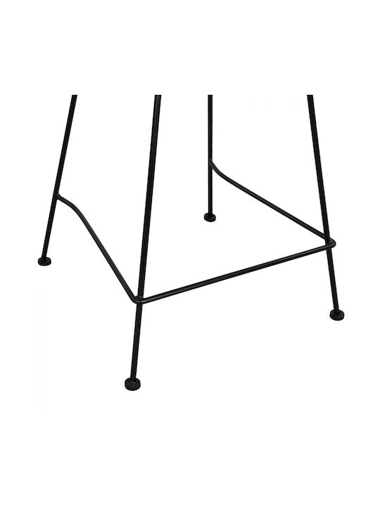 Σκαμπό Μπαρ Εξωτερικού Χώρου Rattan Allegra Καφέ 55x56x107cm