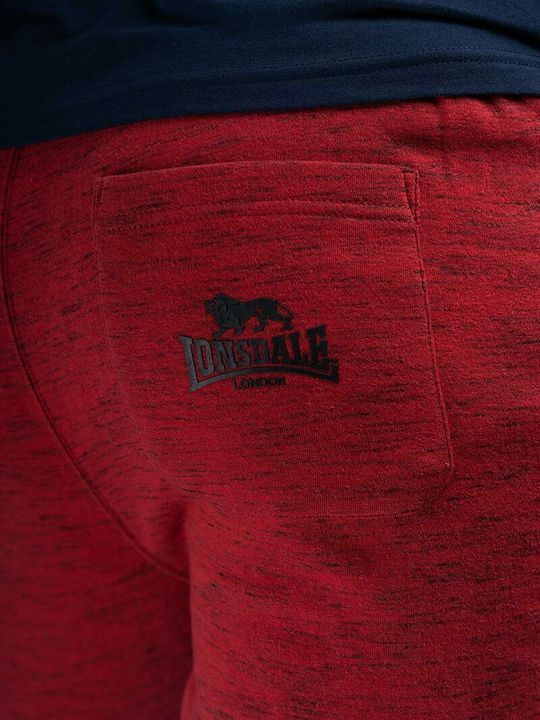 Wellιngham Sweatpants with Elastic Marl Red / Black