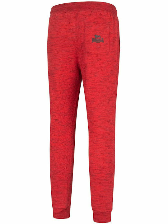 Wellιngham Sweatpants with Elastic Marl Red / Black