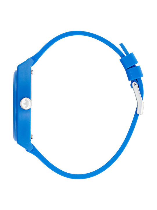 adidas Street Project Two Women's Watch with Blue Rubber Strap