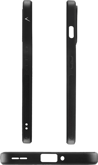 Volte-Tel Carbon Camera Protective Umschlag Rückseite Silikon Schwarz (OnePlus 10 Pro)