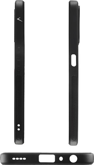 Volte-Tel Carbon Camera Protective Back Cover Σιλικόνης Μαύρο (Realme 9 5G / 9 Pro)