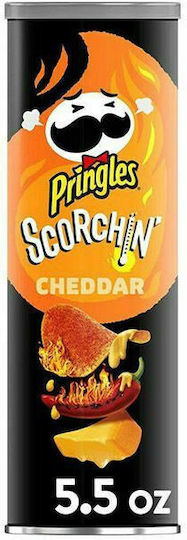 Pringles Chips Scorchin' with Flavour Spicy Cheddar 158gr 1pcs