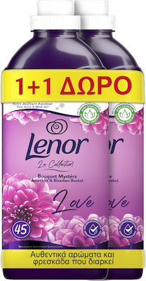 Lenor Condensed Fabric Softener Love Amethyst & Floral Bouquet 2x1035ml