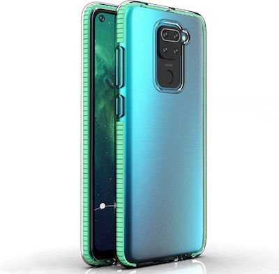 Hurtel Spring Case Back Cover Silicone 1mm Turquoise (Redmi Note 9)