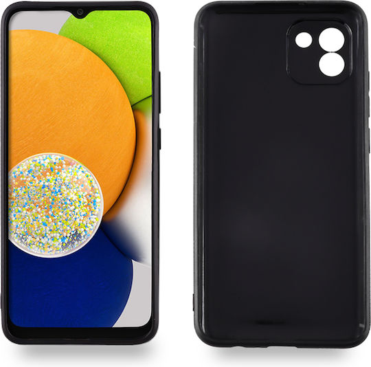 Volte-Tel Camera Protective Back Cover Σιλικόνης Μαύρο (Galaxy A03)
