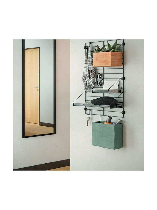 Metaltex Pendant Mural Shelf Bamboo 10x15x8cm Beige
