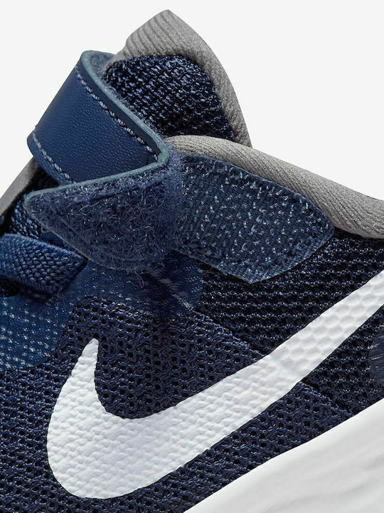 Revolution 6 NN Детски Спортни Обувки Running с Велкро Midnight Navy / White