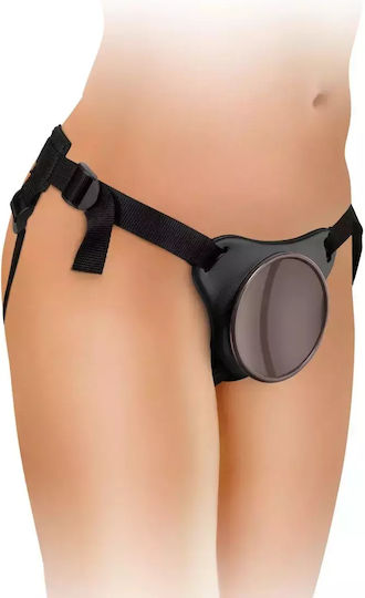 Pipedream King Cock Elite Deluxe Silicone Body Dock Kit Harness with Dildo 22cm in Black Color