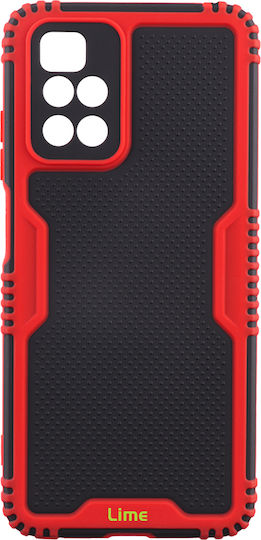 Lime Armadillo Camera Guard Back Cover Πλαστικό Ανθεκτική Κόκκινο (Redmi 10 / 10 2022)