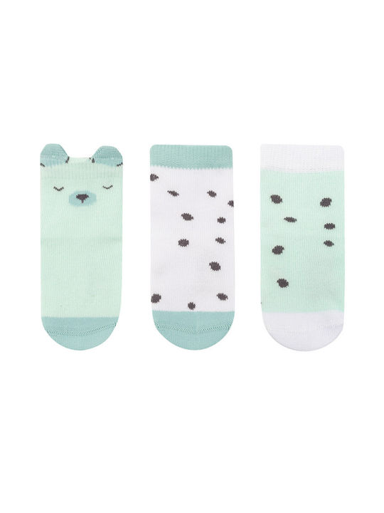 Kikka Boo Girls 3 Pack Knee-High Socks Turquoise