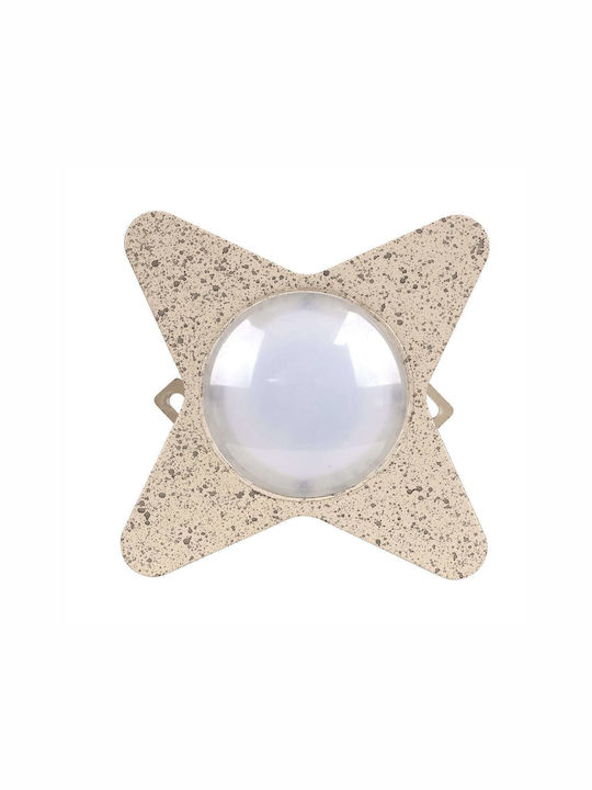 GloboStar Cina Wall-Mounted Outdoor Ceiling Lamp LED IP65 10W with Warm White Light Double Beam