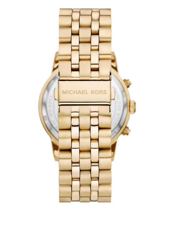 Michael Kors Hutton Мъжки часовник с батерия и метална гривна Michael Kors Hutton Мъжки часовник с батерия и метална гривна