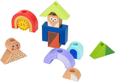 Tooky Toys Stapelspielzeug Στοίβαξη Σκιών aus Holz für 3++ Monate