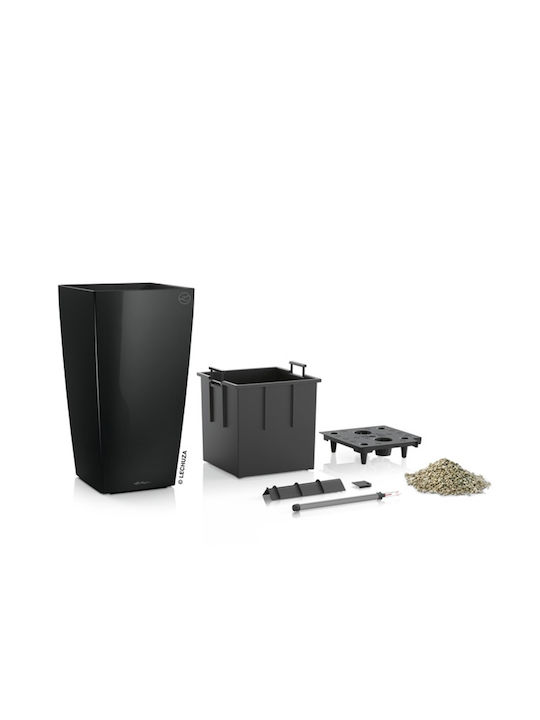 Lechuza Cubico Premium Self-watering Pot Plastic 39.5x39.5x75.5cm.