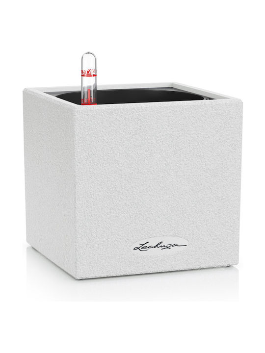 Lechuza Canto Stone Auto-udare Ghiveci Plastic Piatră gri 14x14x13.5cm.