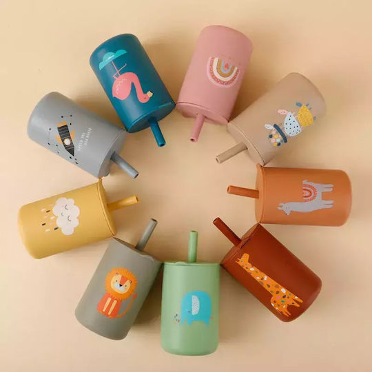 Baby Donkey Baby Cup Elephant made of Silicone Green 160ml for 6m+m+