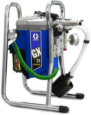 Graco GX21 Airless Elektrische Farbspritzpistole 1x6Ah mit Behälter 1.8Es