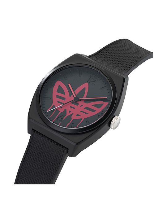 adidas Street Project Two Women's Watch with Black Rubber Strap