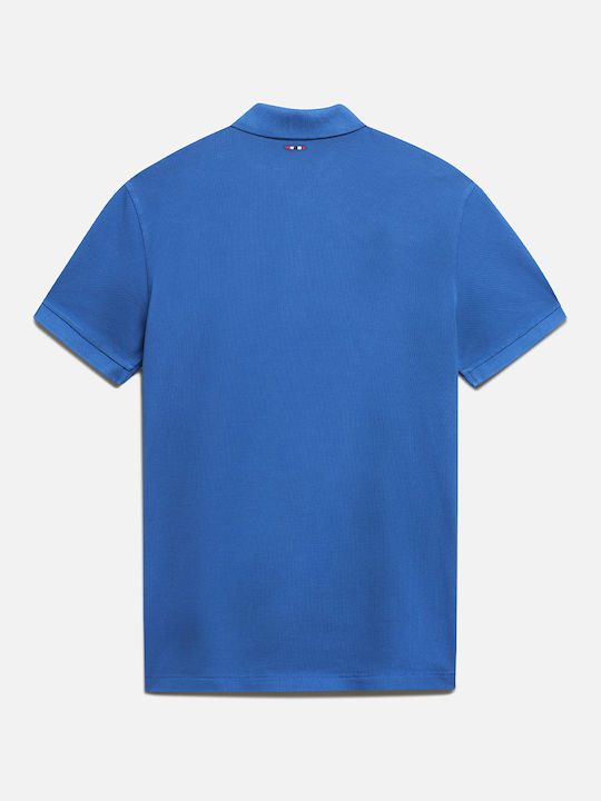 Napapijri Ανδρικό T-shirt Polo Skydiver Blue