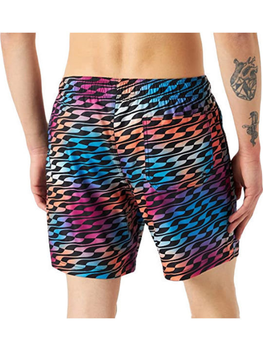 Water Shorts Black Multico Combo Ανδρικό Μαγιό Σορτς Πολύχρωμο με Σχέδια