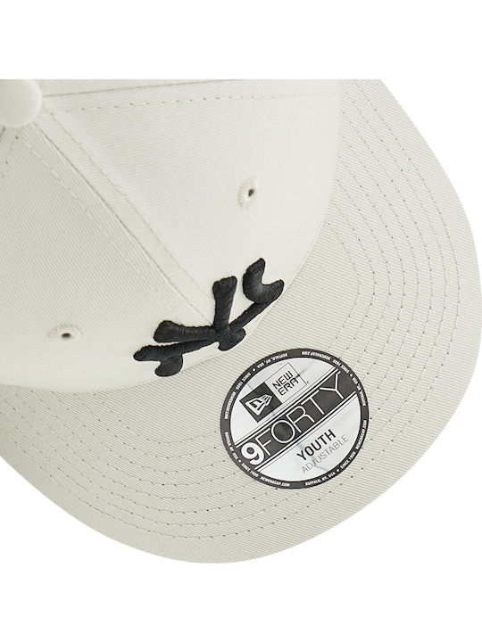 New Era Παιδικό Καπέλο Jockey Υφασμάτινο New York Yankees Μπεζ