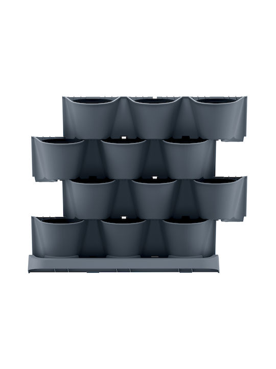 Prosperplast Ghivece de ierburi Cascade Garden Set 12 Ghivece Plastice