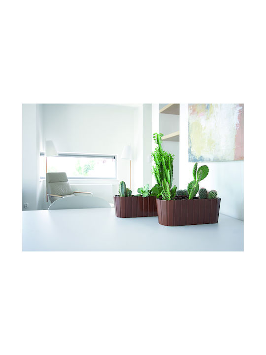 Prosperplast Boardee Case Ζαρντινιέρα Πλαστική Γκρι 58.7x14.4x13εκ.