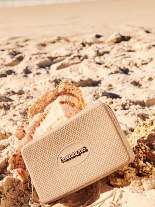 Toiletry Bag in Gold color 16.5cm