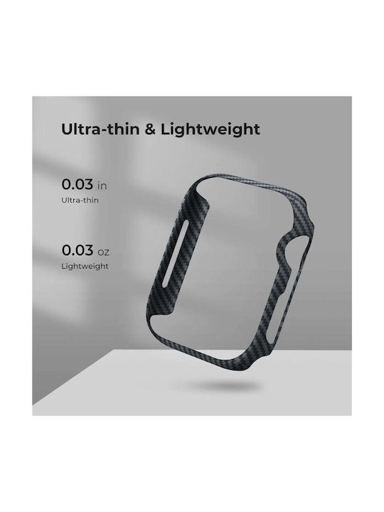 Pitaka Air Калъф за Защита Kevlar в Черен цвят за Apple Watch 7