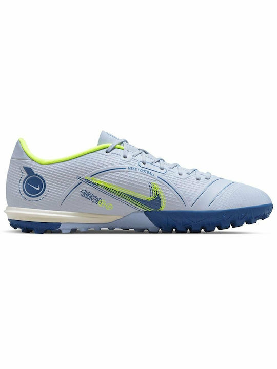 Nike Vapor 14 Academy TF Χαμηλά Ποδοσφαιρικά Παπούτσια με Σχάρα Λευκά