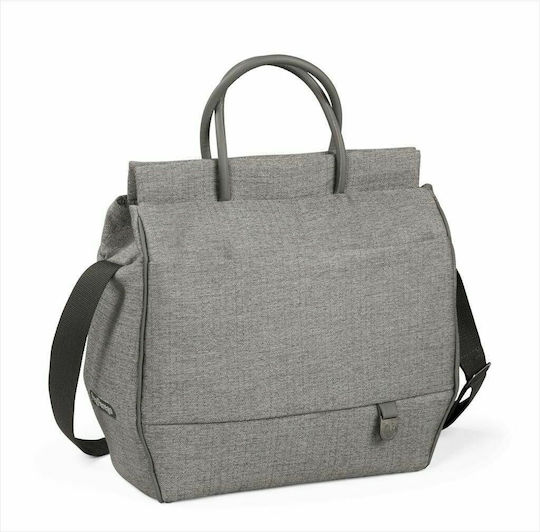 Peg Perego Shoulder/Hand Diaper Bag Shine Grey