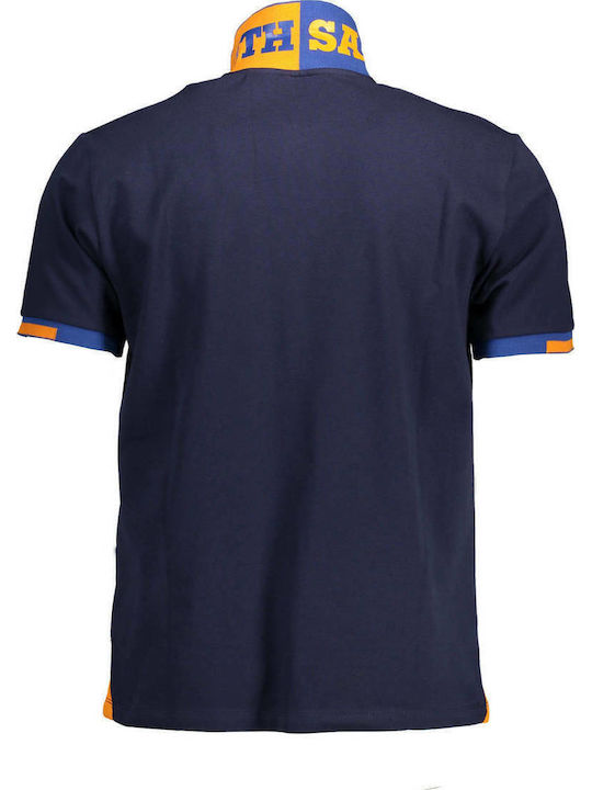 Polo Short Sleeve Blouse Navy Blue