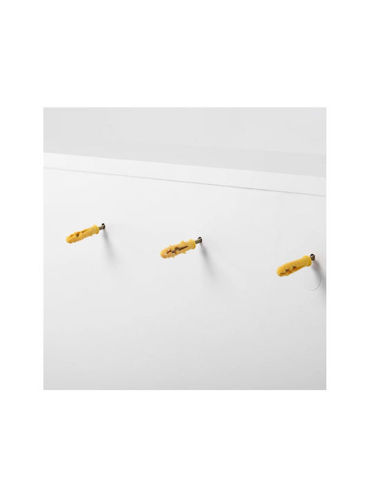 Kleankin 834-369 Oglindă de Baie Pătrată din MDF cu Raft & Dulap 54x55cm Alb