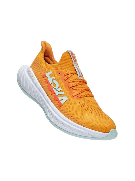 Hoka Carbon X 3 Herren Sportschuhe Laufen Orange